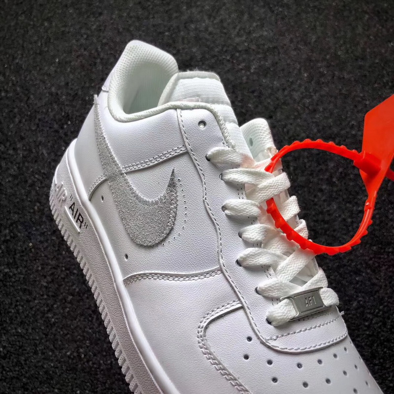 Authentic Air Force 1 Low AF1 x Virgil Abloh Sliver